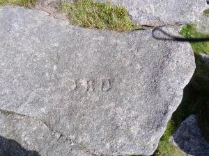 Carved near Oxen Craig