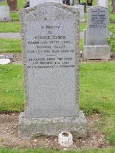 George Esson's grave